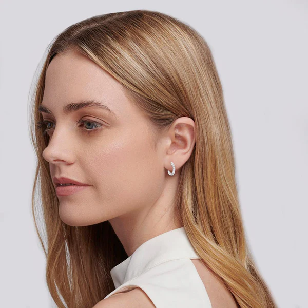 Lab grown diamond earrings