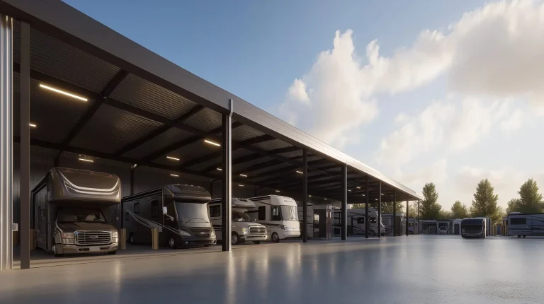 Dedicated RV storage units