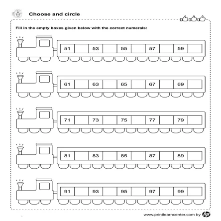 Class 1 Worksheets